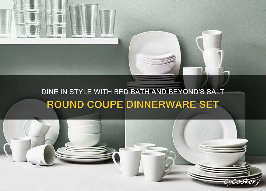 bed bath and beyond salt round coupe dinnerware set