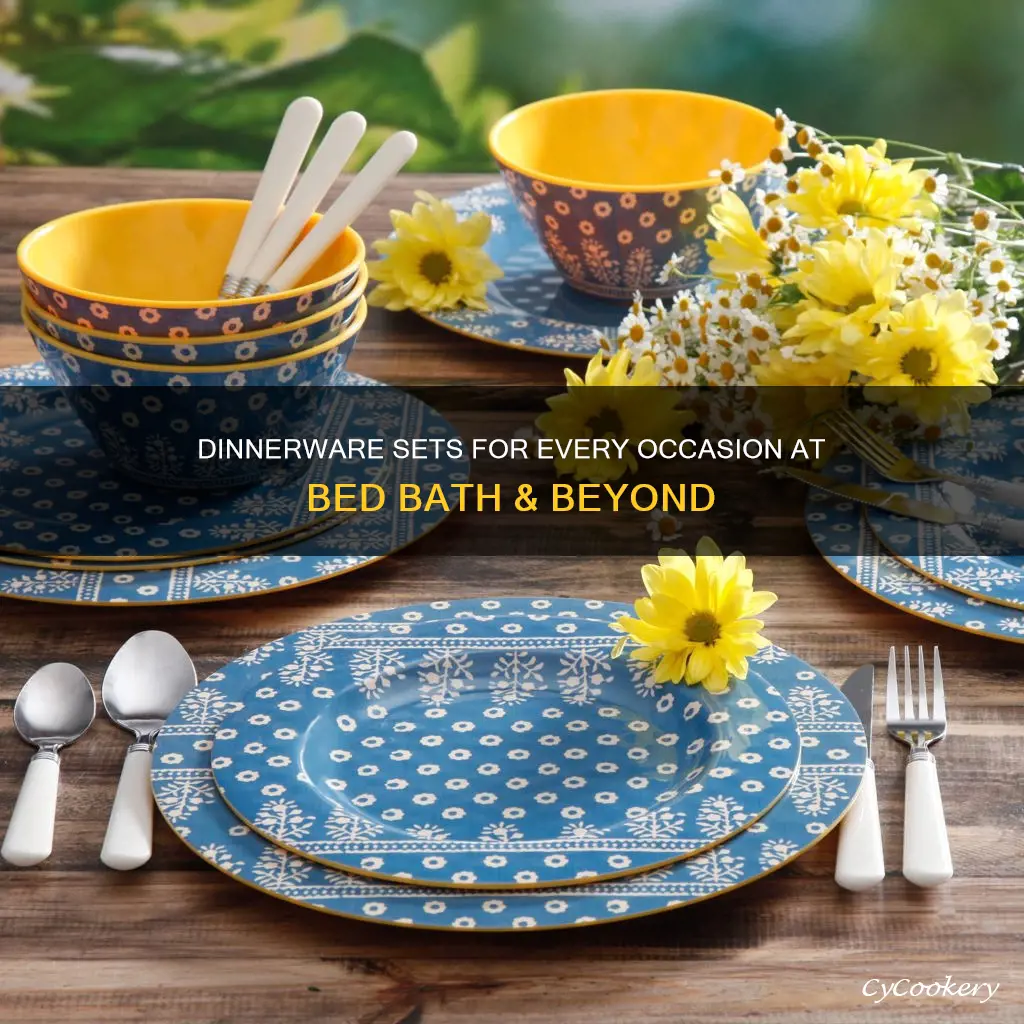 bed bath beyond dinnerware sets