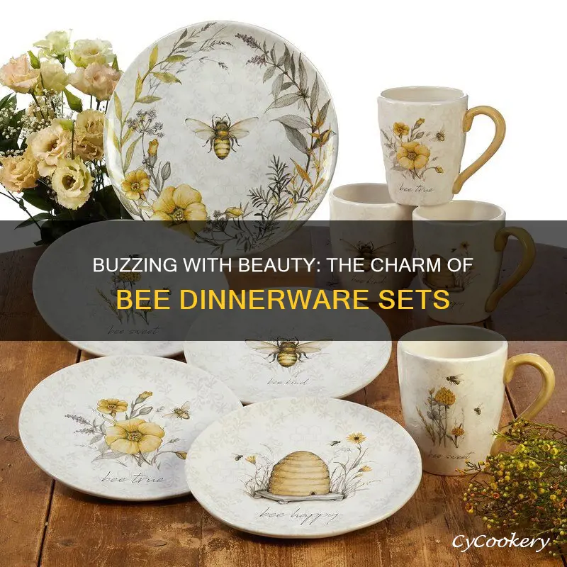 bee dinnerware set