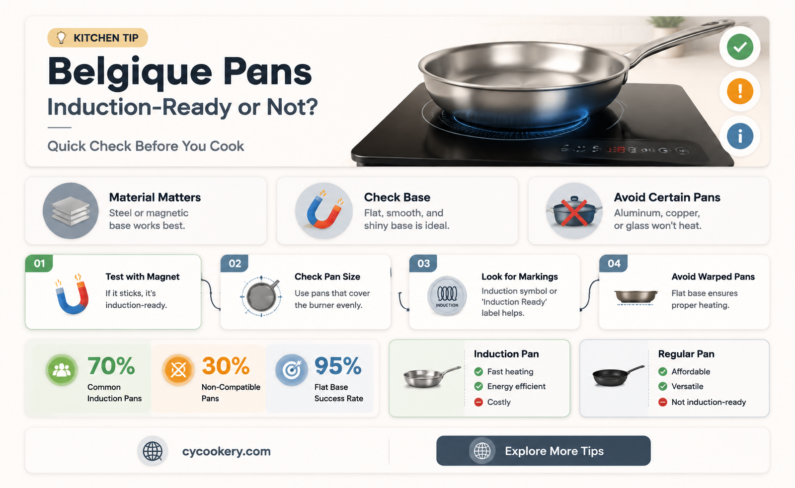 are belgique pans induction capable