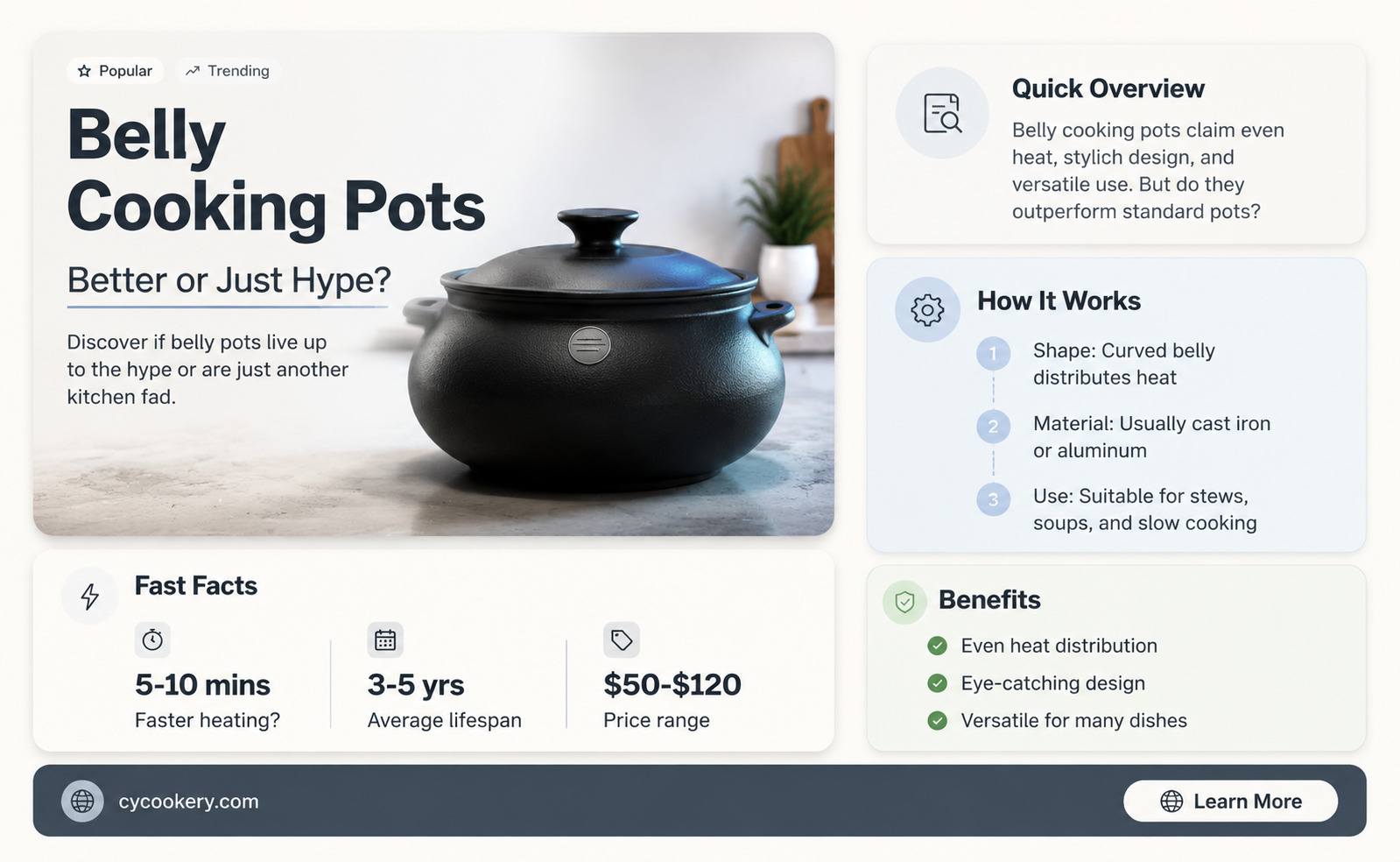 are belly cooking pots better