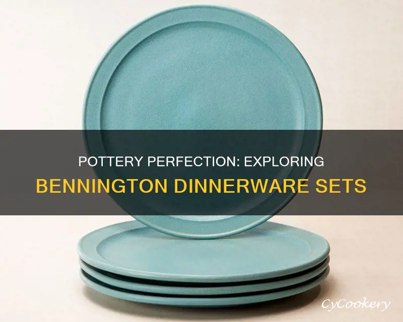 bennington pottery dinnerware sets