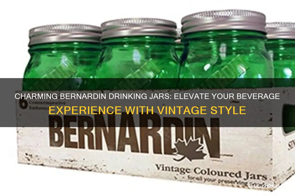 bernardin drinking jars