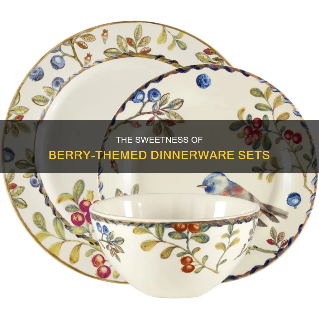 berry dinnerware set