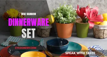 Unveiling the Vibrant Charm: Berz Rainbow Dinnerware Set