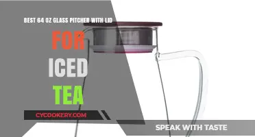 Top Glass Pitcher with Lid for Perfect Iced Tea Brewing