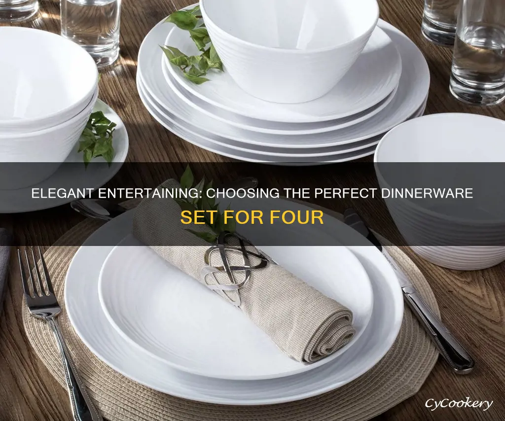 best dinnerware set for 4