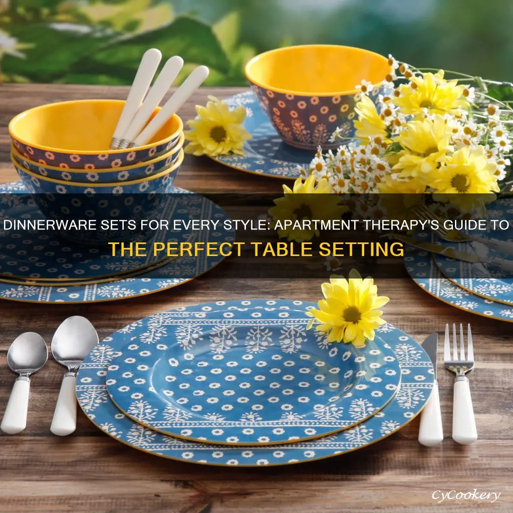 best dinnerware sets apartment therapy