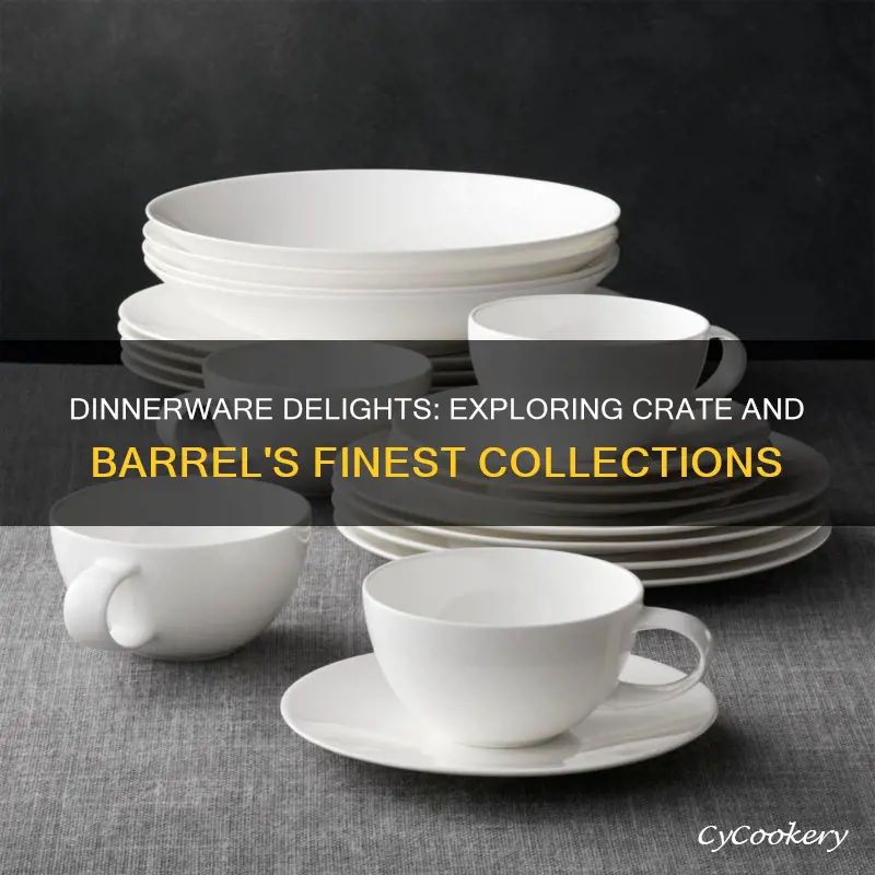 best dinnerware sets crate and barrel