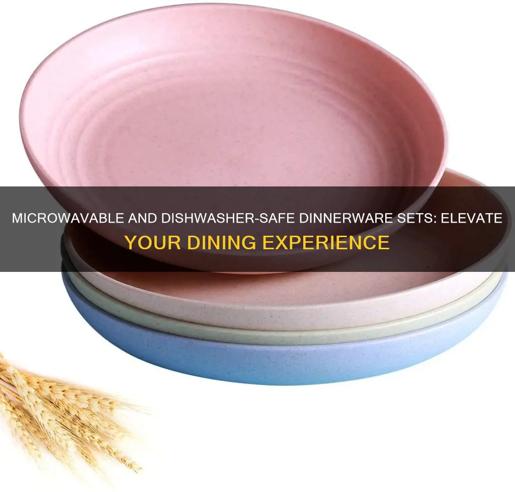 best dinnerware sets for microwave and dishwasher safe