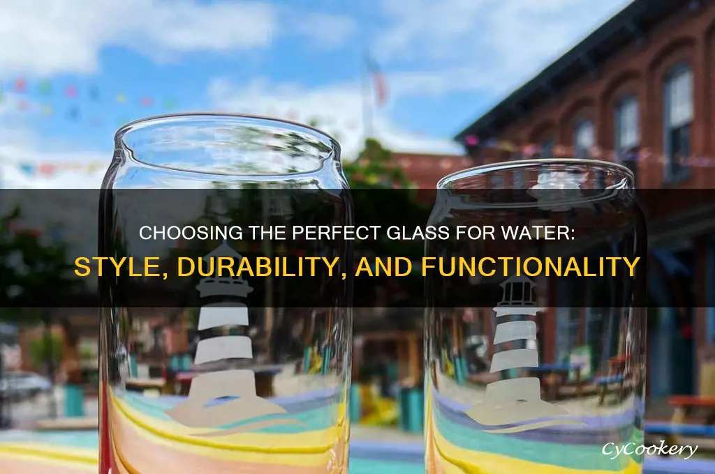 best glass for water