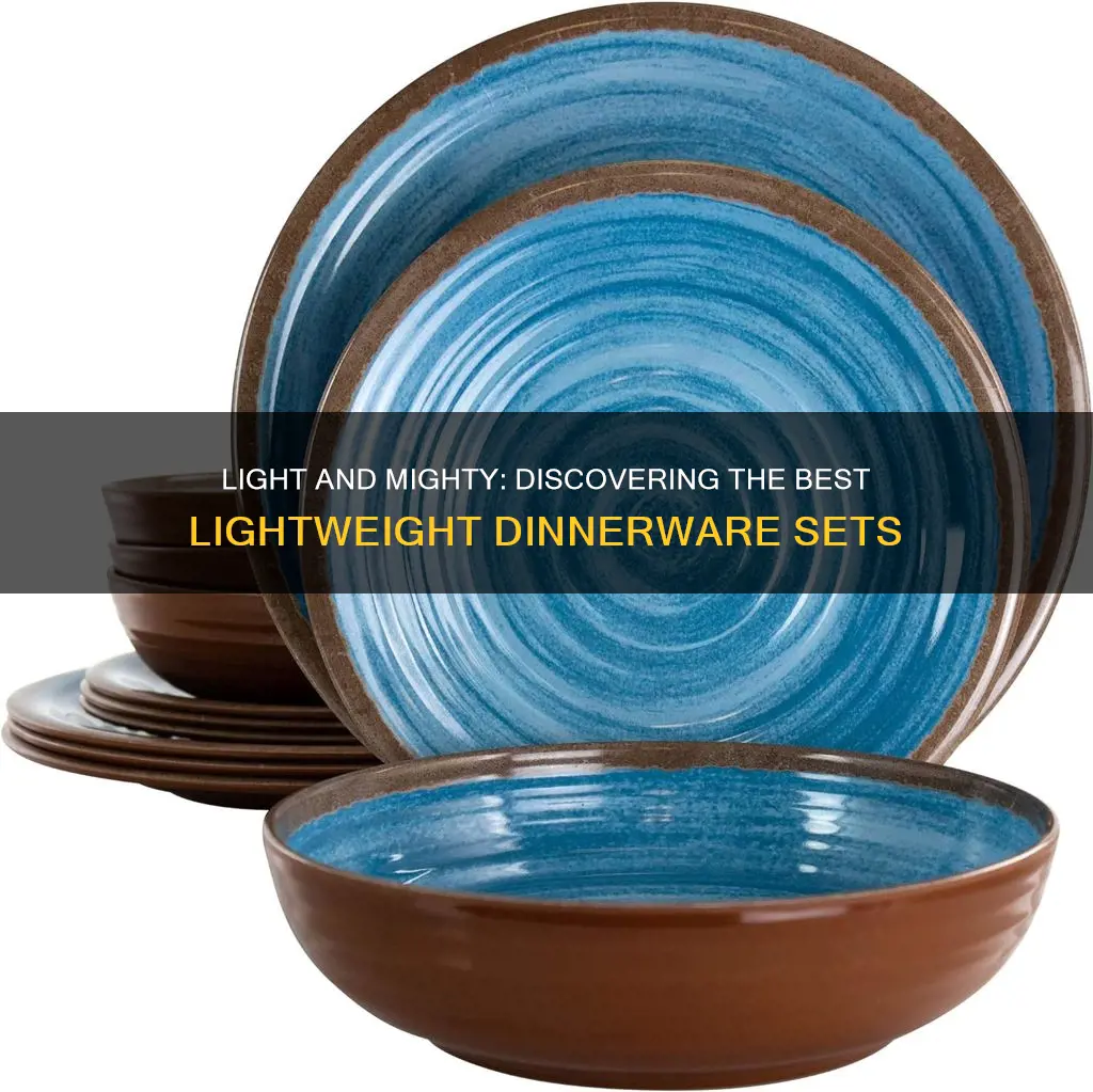 best lightweight dinnerware set