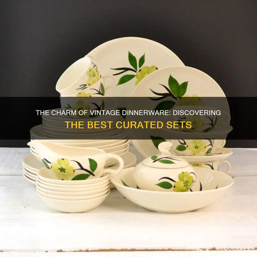 best made vintage dinnerware sets