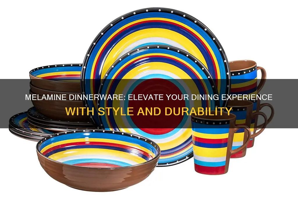 best melamine dinnerware set