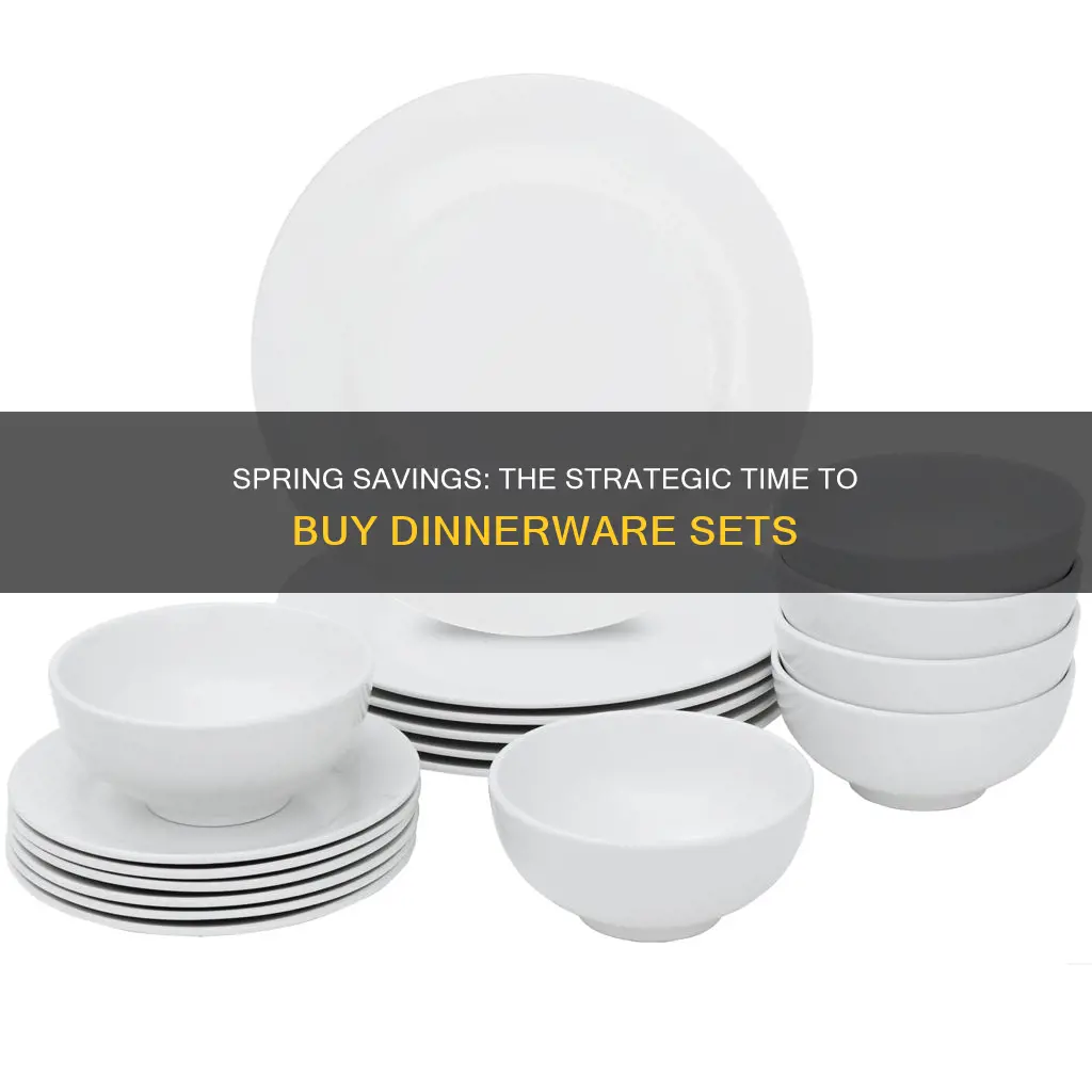 best time to buy dinnerware sets