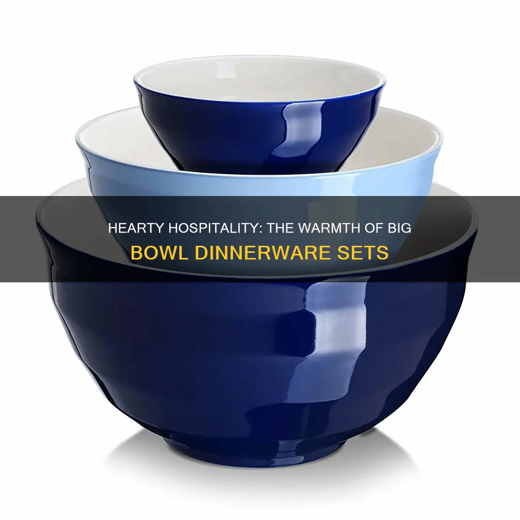 big bowl dinnerware set