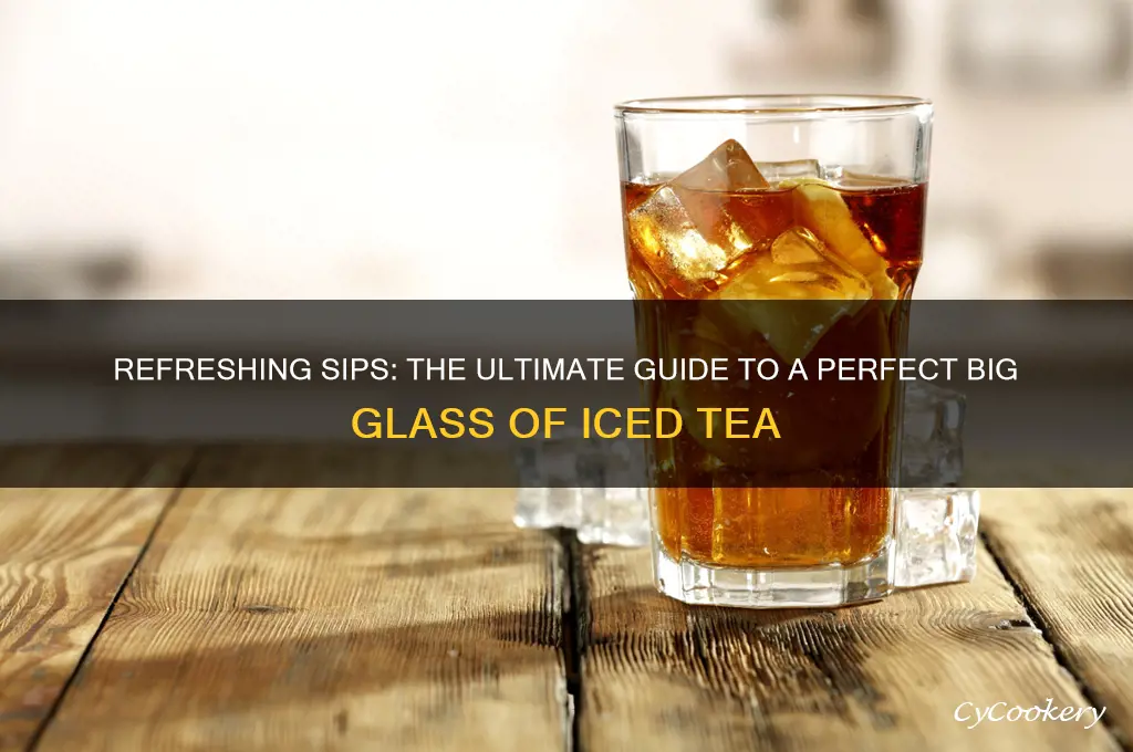 big glass of iced tea