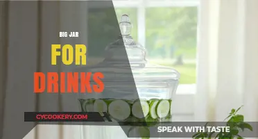 Large Drink Jars: Stylish, Functional, and Eco-Friendly Beverage Storage Solutions