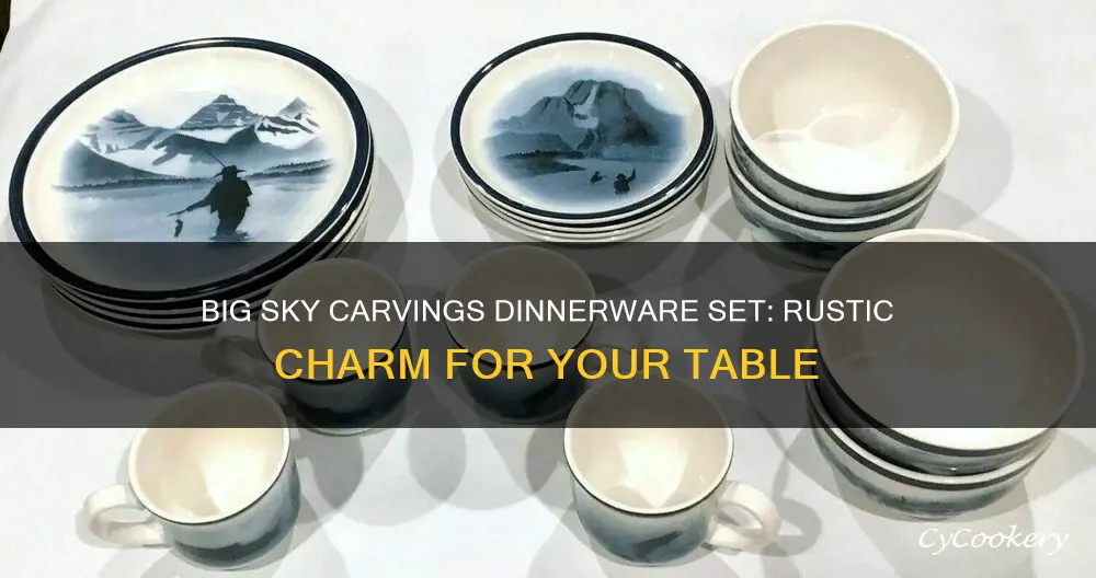 big sky carvers dinnerware set