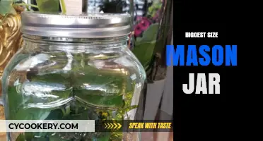 Discover the Largest Mason Jar Size for Ultimate Storage Solutions