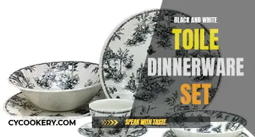 Classic Contrast: The Allure of Black and White Toile Dinnerware