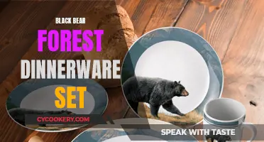 The Black Bear Forest Dinnerware Set: A Tabletop Adventure