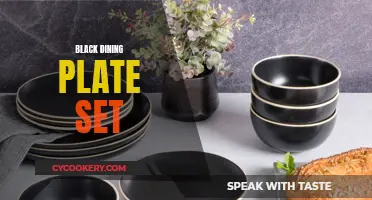 Black Dining Plate Set: Elevate Your Table