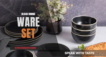 Black Dining Ware Set: Elevate Your Table