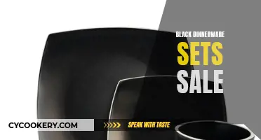 Elegant Ebony: Elevate Your Dining Experience with Black Dinnerware Sets on Sale