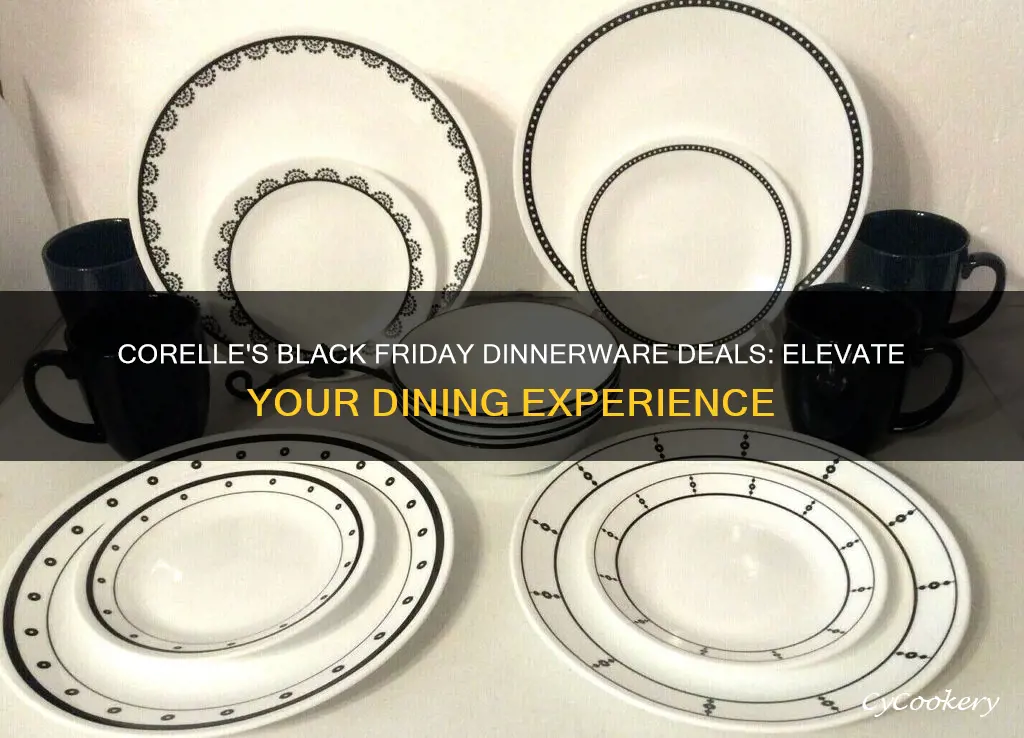 black friday corelle dinnerware set