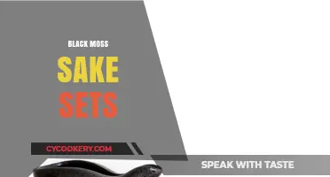 Elegant Black Moss Sake Sets: Enhance Your Japanese Dining Experience
