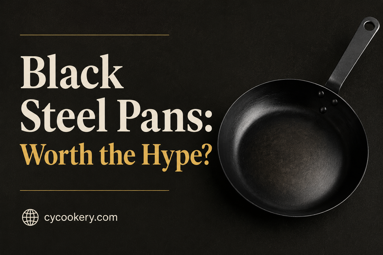 are black steel pans good
