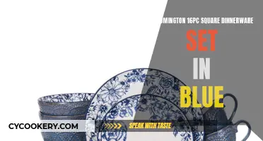 Blue Bloomington Dinnerware Set for a Colorful Tabletop Experience