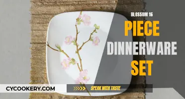 Springtime Splendor: Elevating Dining with the Blossom 16-Piece Dinnerware Set