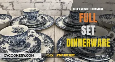 Blue and White Ironstone Dinnerware: Creating a Complete Dining Experience