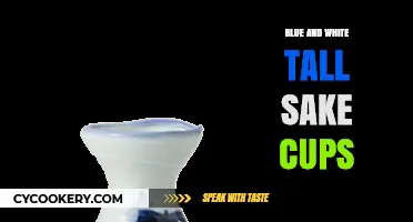 Elegant Blue and White Tall Sake Cups: A Timeless Japanese Tradition