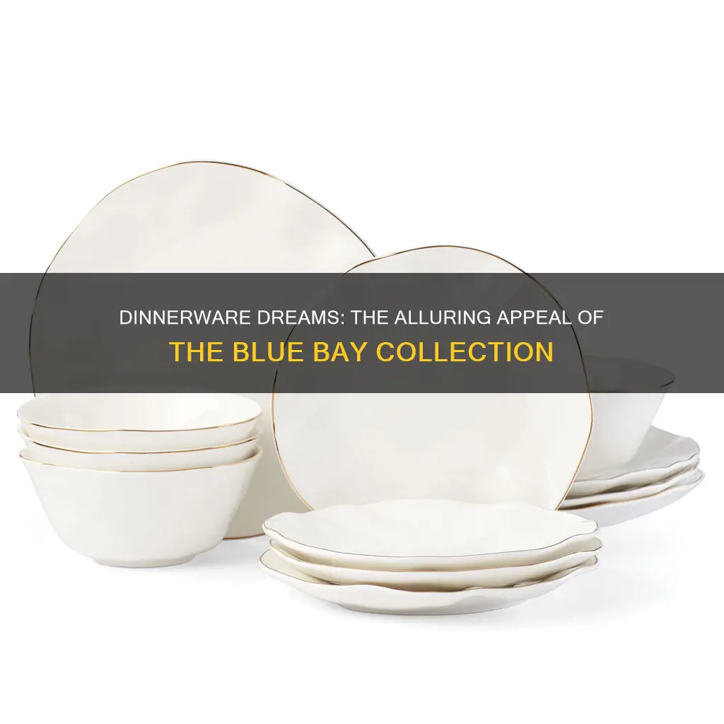 blue bay 12-piece dinnerware set