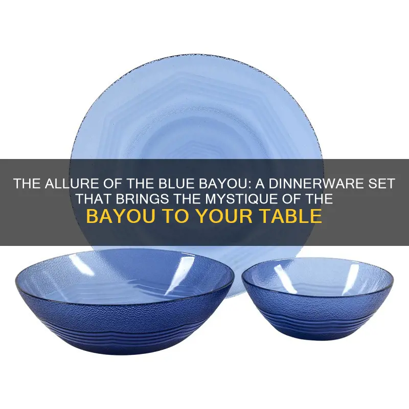 blue bayou dinnerware set