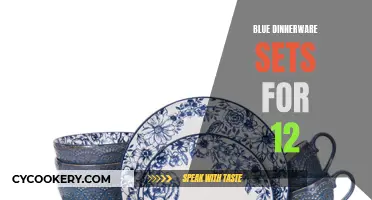 Elegant Blue Dinnerware Sets for Large Gatherings