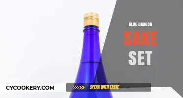Elegant Blue Dragon Sake Set: A Timeless Japanese Dining Essential