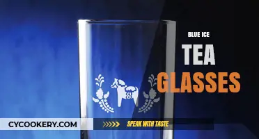 Chic Blue Ice Tea Glasses: Elevate Your Summer Beverage Experience