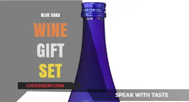 Elegant Blue Saka Wine Gift Set: Perfect for Any Occasion