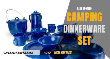 Spotted Style: Elevating Outdoor Dining with Blue-Spotted Camping Dinnerware