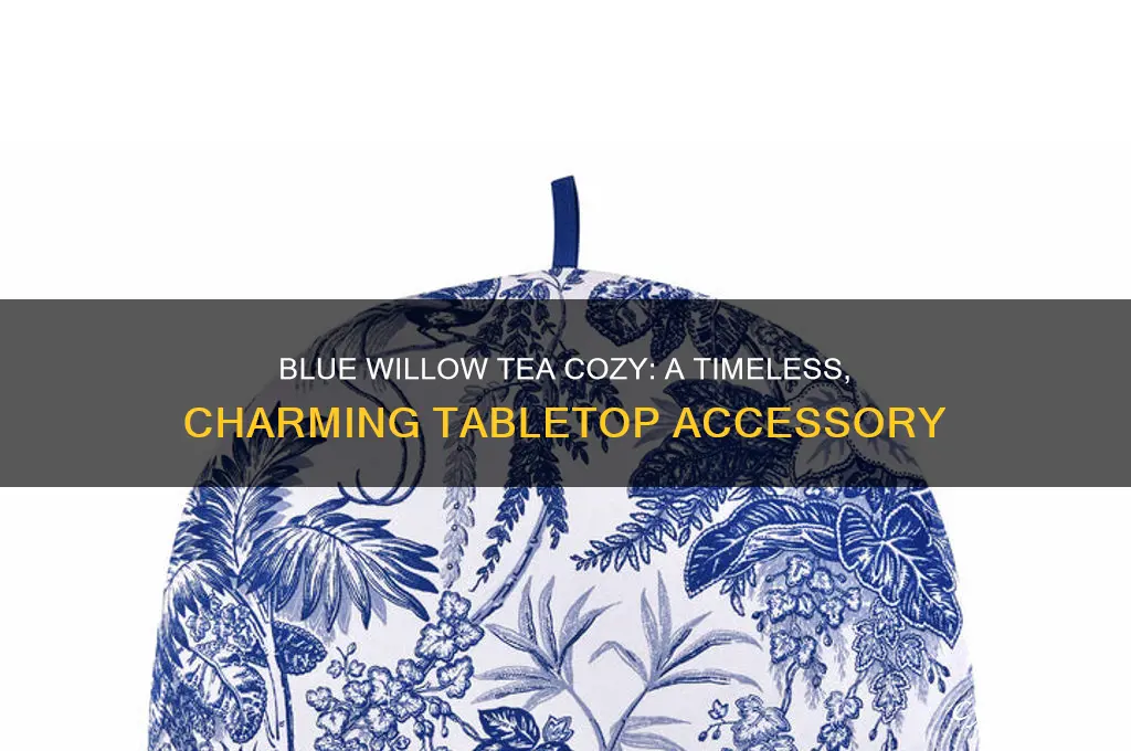 blue willow tea cozy