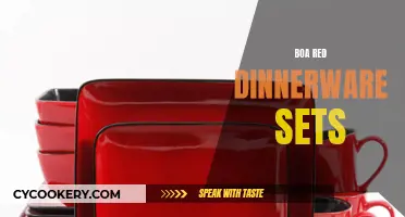 Bold and Beautiful: Elevate Your Dining Experience with Boa Red Dinnerware Sets