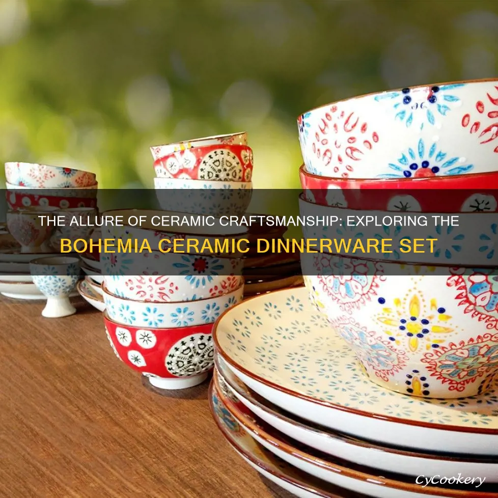 bohemia ceramic dinnerware set