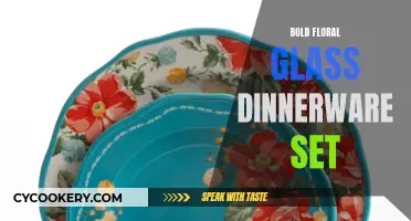 Vibrant Blooms and Glassware Elegance: Elevating Dinner Tables with Bold Floral Dinnerware