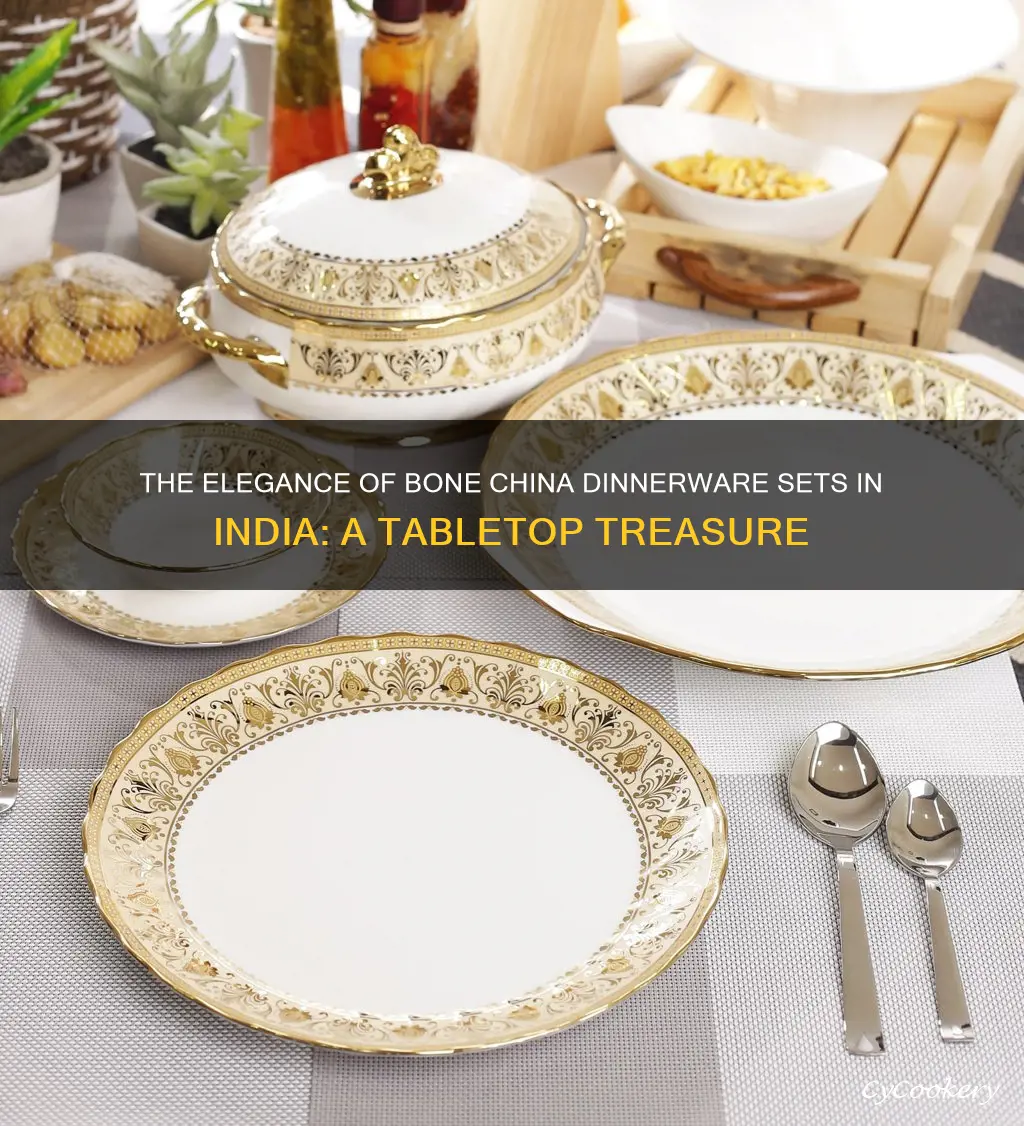 bone china dinnerware set india