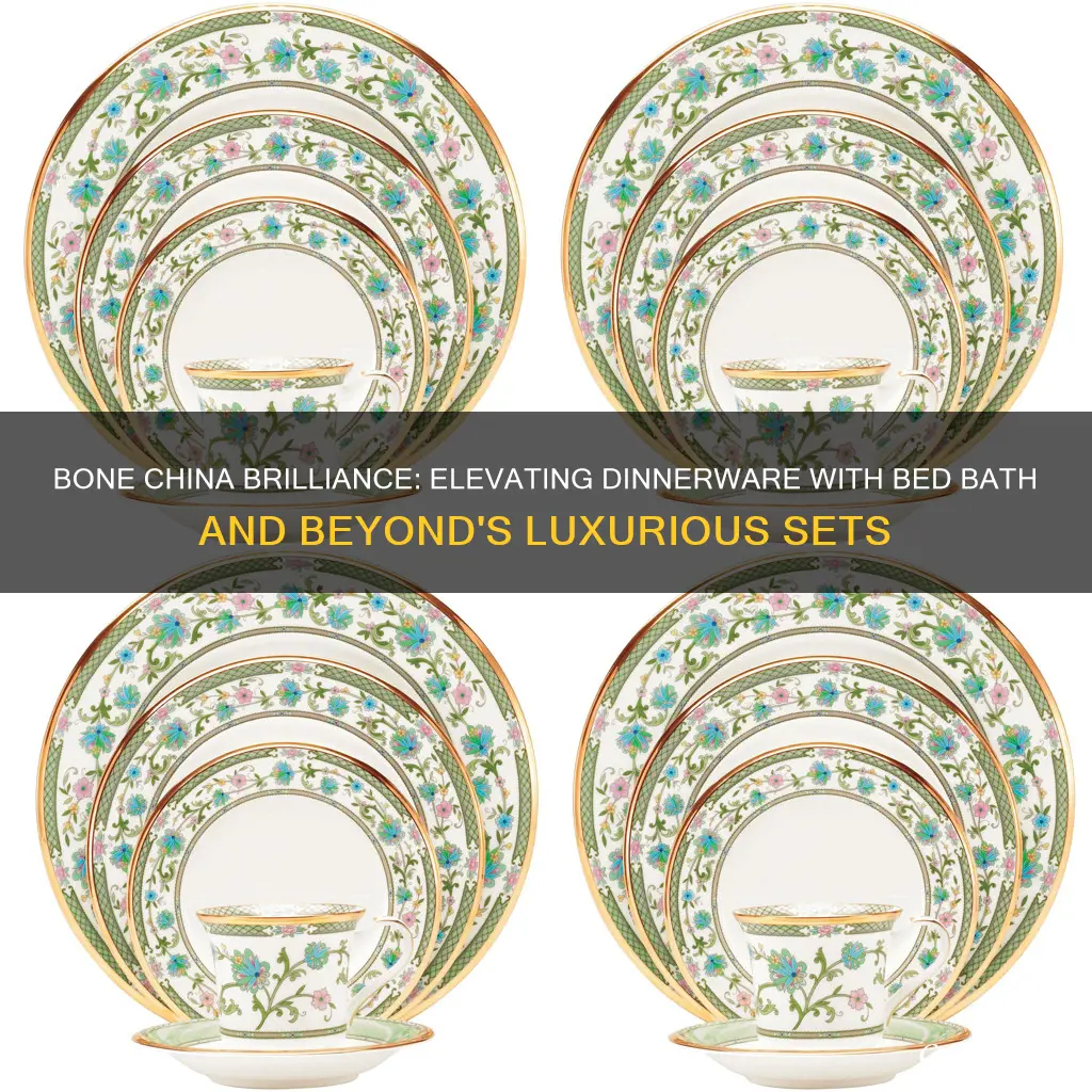 bone china dinnerware sets bed bath and beyond