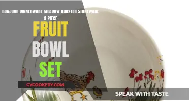 Bonjour Dinnerware's Meadow Rooster Stoneware Fruit Bowls: A Vibrant Tabletop Addition